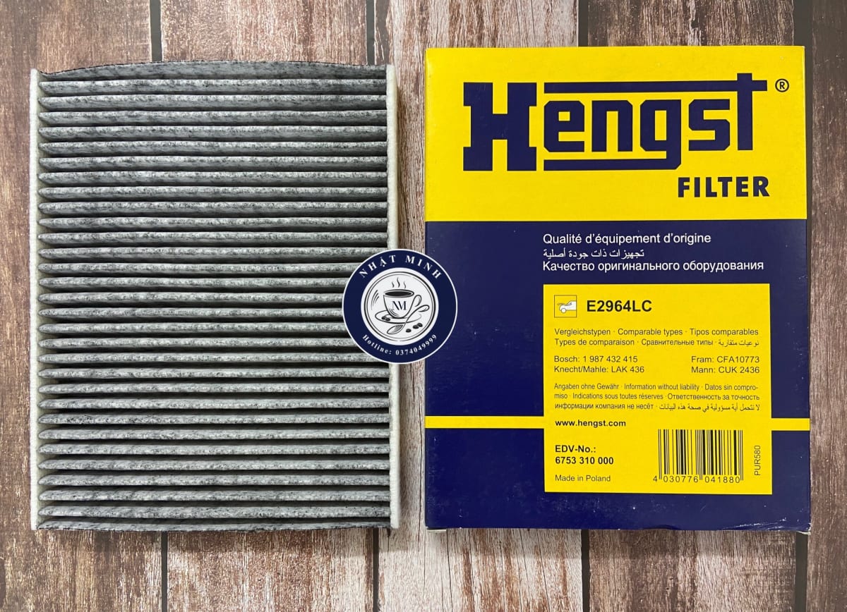 LỌC ĐIỀU HÒA THAN HOẠT TÍNH HENGST MÃ E2964LC