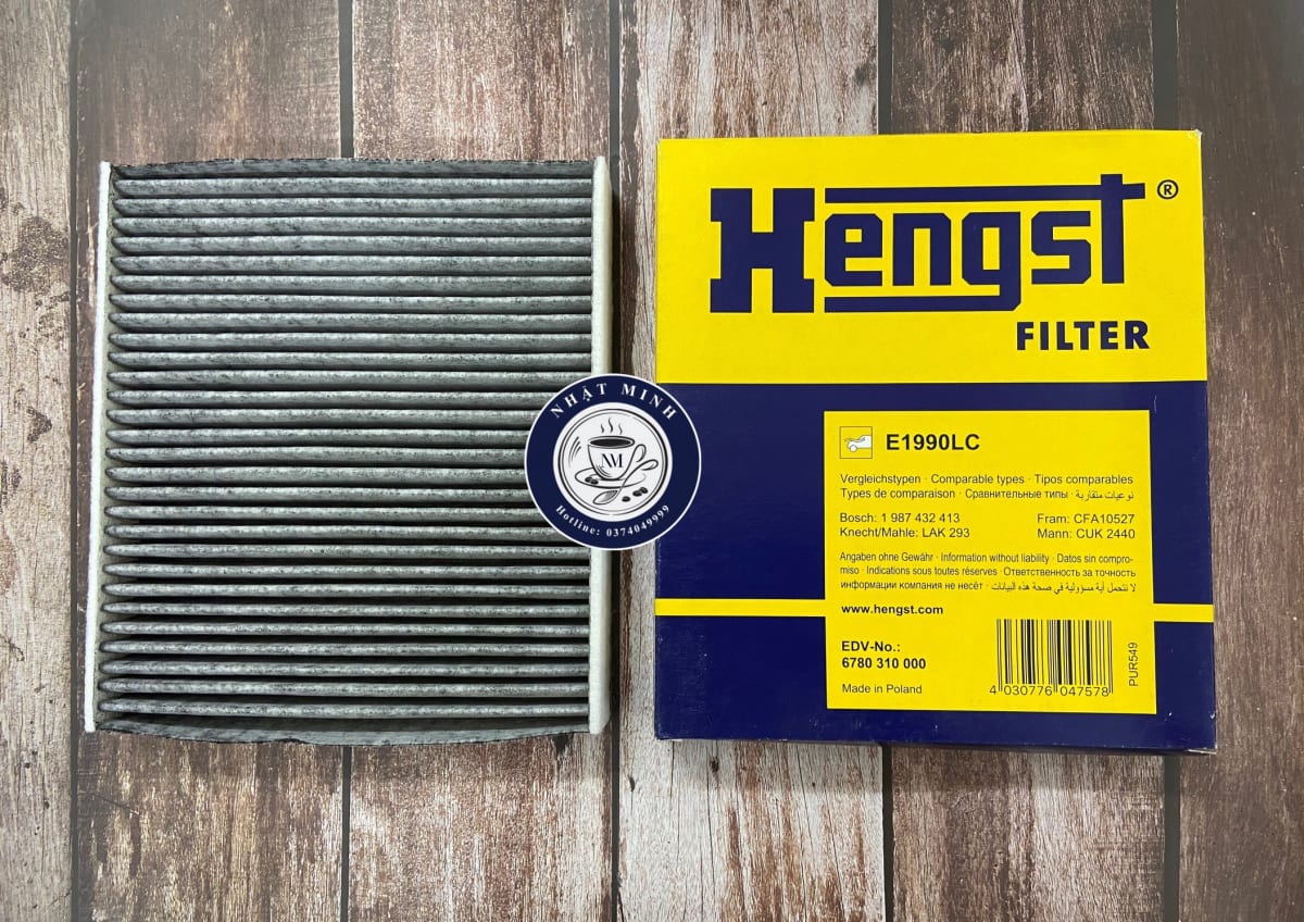 LỌC ĐIỀU HÒA THAN HOẠT TÍNH HENGST MÃ E1990LC