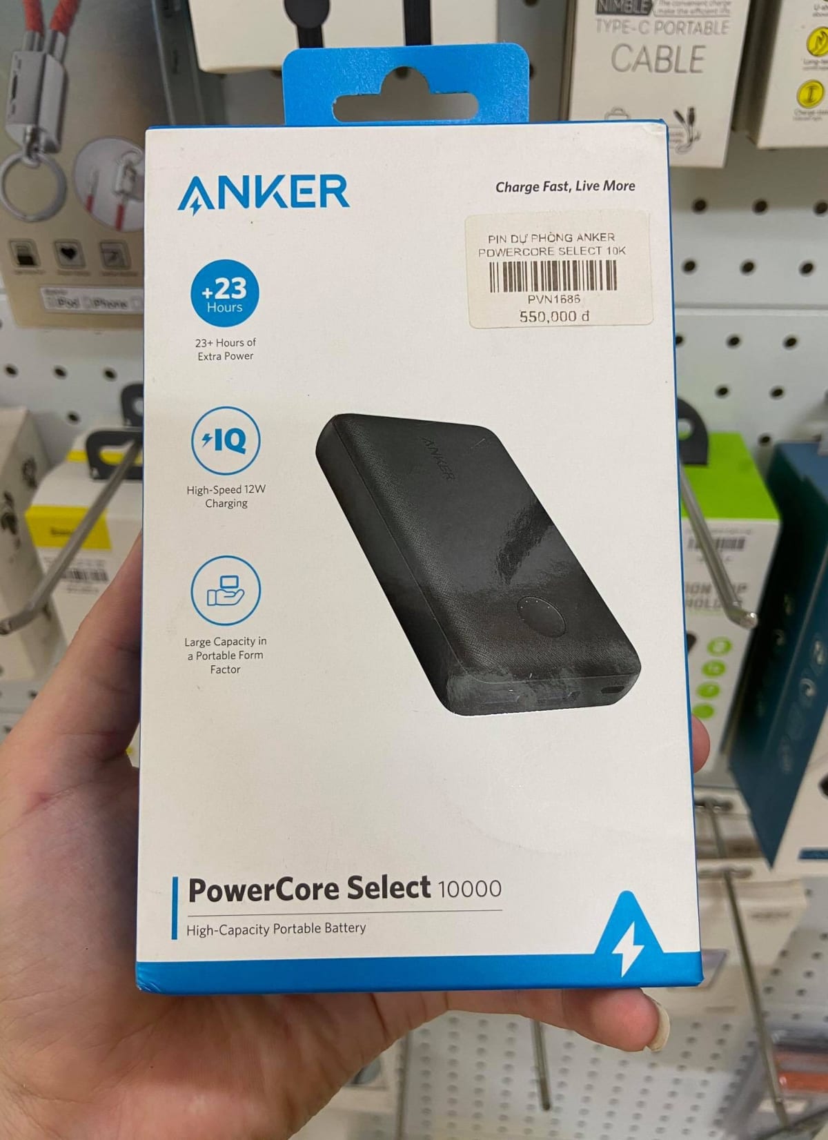 PIN DỰ PHÒNG ANKER POWERCORE SELECT 10K MAH