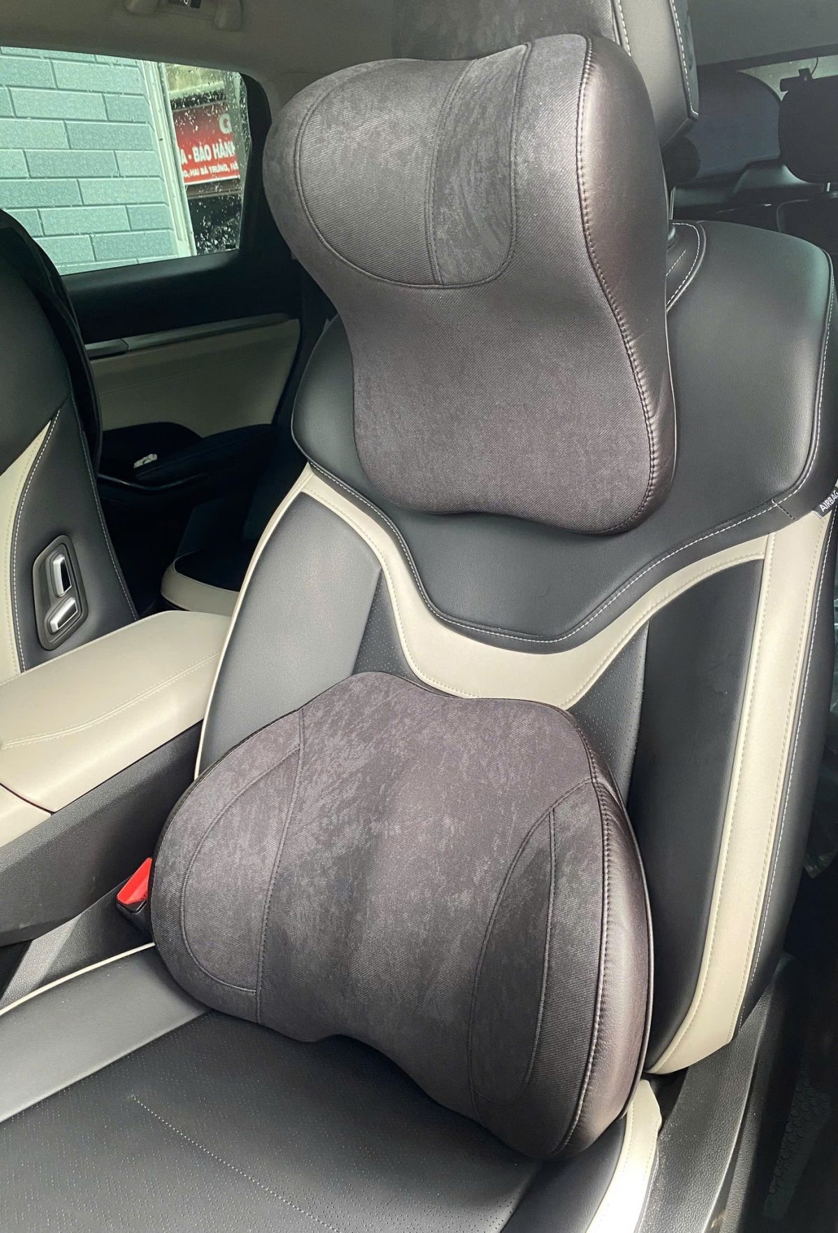 BỘ GỐI ĐẦU & TỰA LƯNG CAO SU NON CÔNG THÁI HỌC DEERTAI CAO CẤP