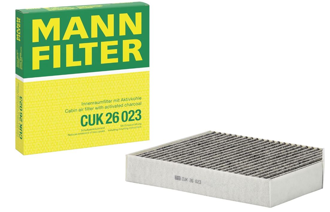 LỌC GIÓ ĐIỀU HÒA THAN HOẠT TÍNH MANN FILTER CUK 26023 CHO MERC C, GLC 2019+ W205, W213