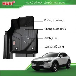 THẢM SÀN HUVI TPE 3D TRÊN MAZDA CX30