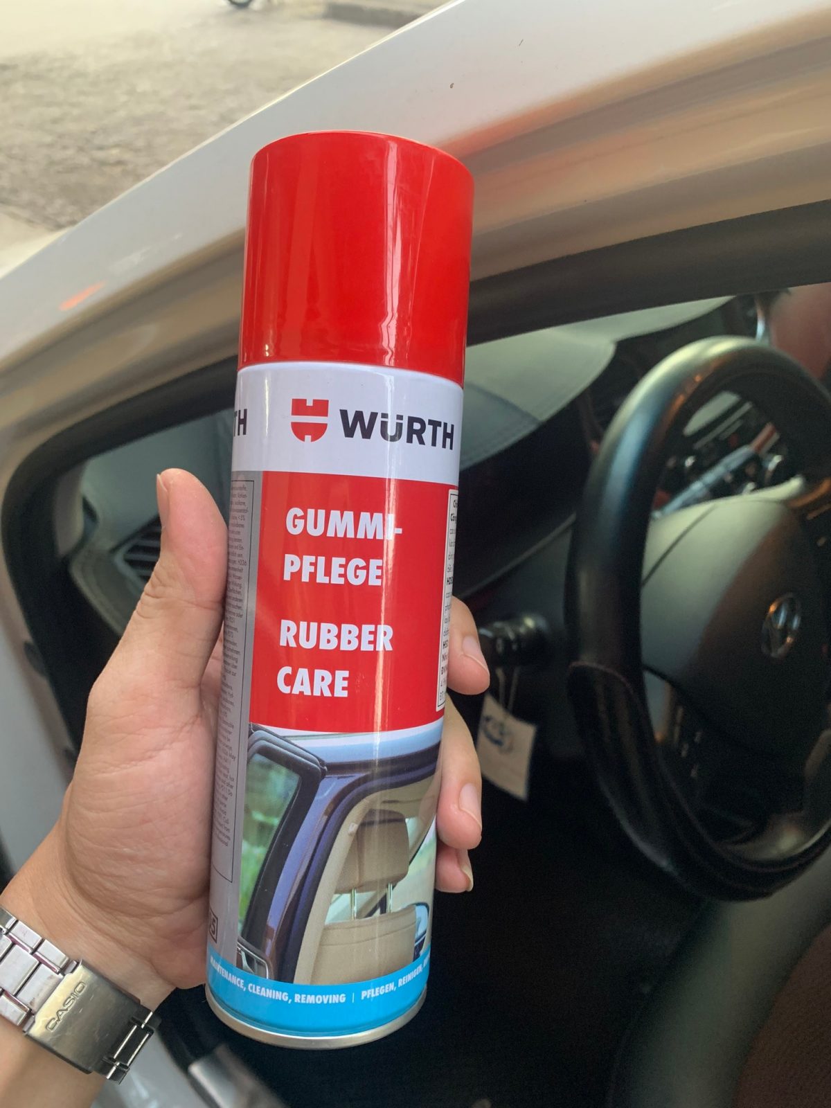 CHAI BẢO DƯỠNG CAO SU WURTH (RUBBER CARE)