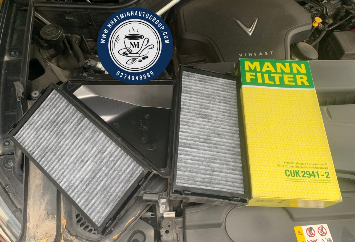 LỌC GIÓ ĐIỀU HÒA THAN HOẠT TÍNH MANN FILTER CUK 2941-2 CHO VINFAST LUX SA (LỌC NGOÀI)